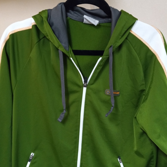 TIMBERLAND GREEN UNISEX VINTAGE ATHLEISURE TRACK JACKET β MEN'S S β WOMEN'S M - Picture 7 of 8